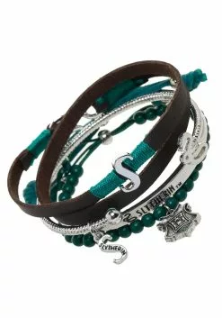 Bioworld Merchandising / Independent Sales Harry Potter Slytherin Arm Party Bracelet Set