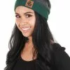 Elope Slytherin Heathered Knit Warm Beanie 2 Elope Slytherin Heathered Knit Warm Beanie -Costumes Sales slytherin heathered knit beanie