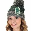 Elope Slytherin Heathered Pom Warm Beanie -Costumes Sales slytherin heathered pom beanie