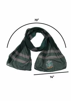 Elope Hogwarts Slytherin Lightweight Scarf 7 Elope Hogwarts Slytherin Lightweight Scarf -Costumes Sales slytherin lightweight scarf alt 2