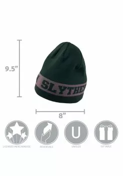 Elope Slytherin Reversible Warm Knit Beanie 8 Elope Slytherin Reversible Warm Knit Beanie -Costumes Sales slytherin reversible knit beanie alt 2