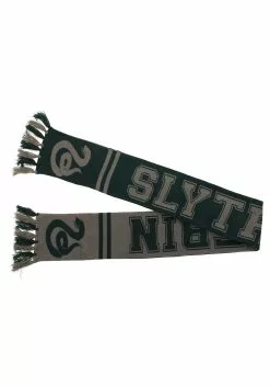 Elope Slytherin Reversible Winter Knit Scarf 8 Elope Slytherin Reversible Winter Knit Scarf -Costumes Sales slytherin reversible knit scarf alt 2