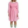 Disguise Stranger Things Deluxe Pink Dress Eleven Costume For Women 2 Disguise Stranger Things Deluxe Pink Dress Eleven Costume For Women -Costumes Sales stranger things adult deluxe pink dress eleven costume