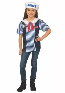 Rubies Costume Co. Inc Stranger Things Robin's Scoops Ahoy Uniform Kids Costume