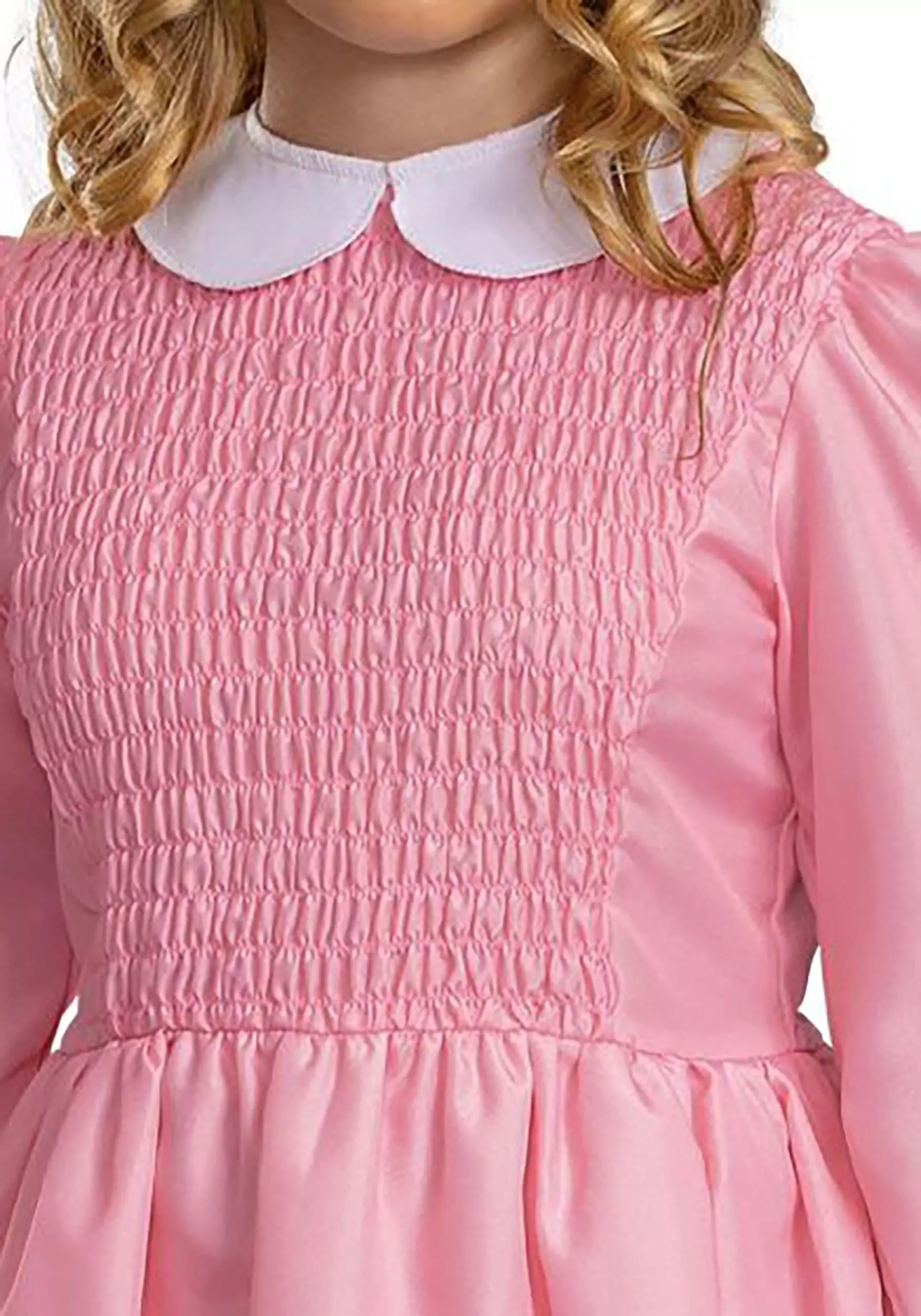 Disguise Stranger Things Classic Pink Dress Eleven Tween Costume 5 Disguise Stranger Things Classic Pink Dress Eleven Tween Costume - Image 3