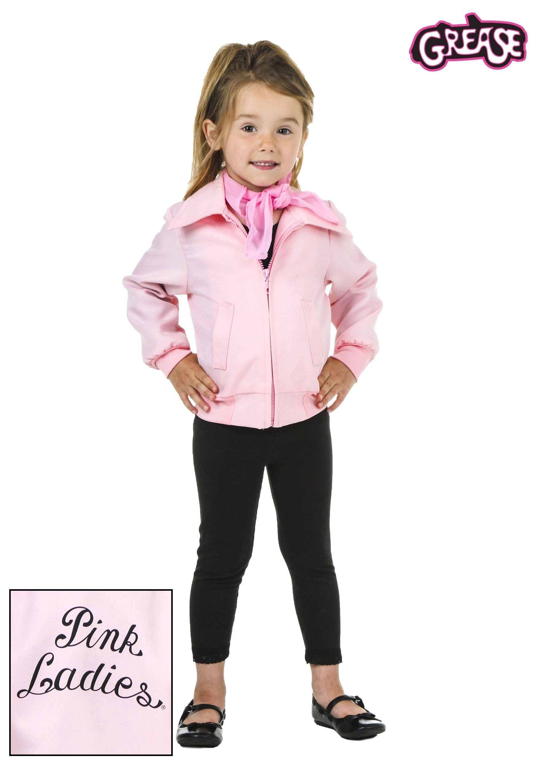 Fun Costumes Toddler Deluxe Pink Ladies Jacket Costume 3 Fun Costumes Toddler Deluxe Pink Ladies Jacket Costume