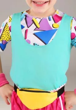 Fun Costumes Work It Out 80s Costume For Toddlers -Costumes Sales toddler work it out 80s costume alt 3