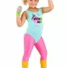 Fun Costumes Totally 80s Workout Costume For Toddlers -Costumes Sales totally 80s toddler workout costume