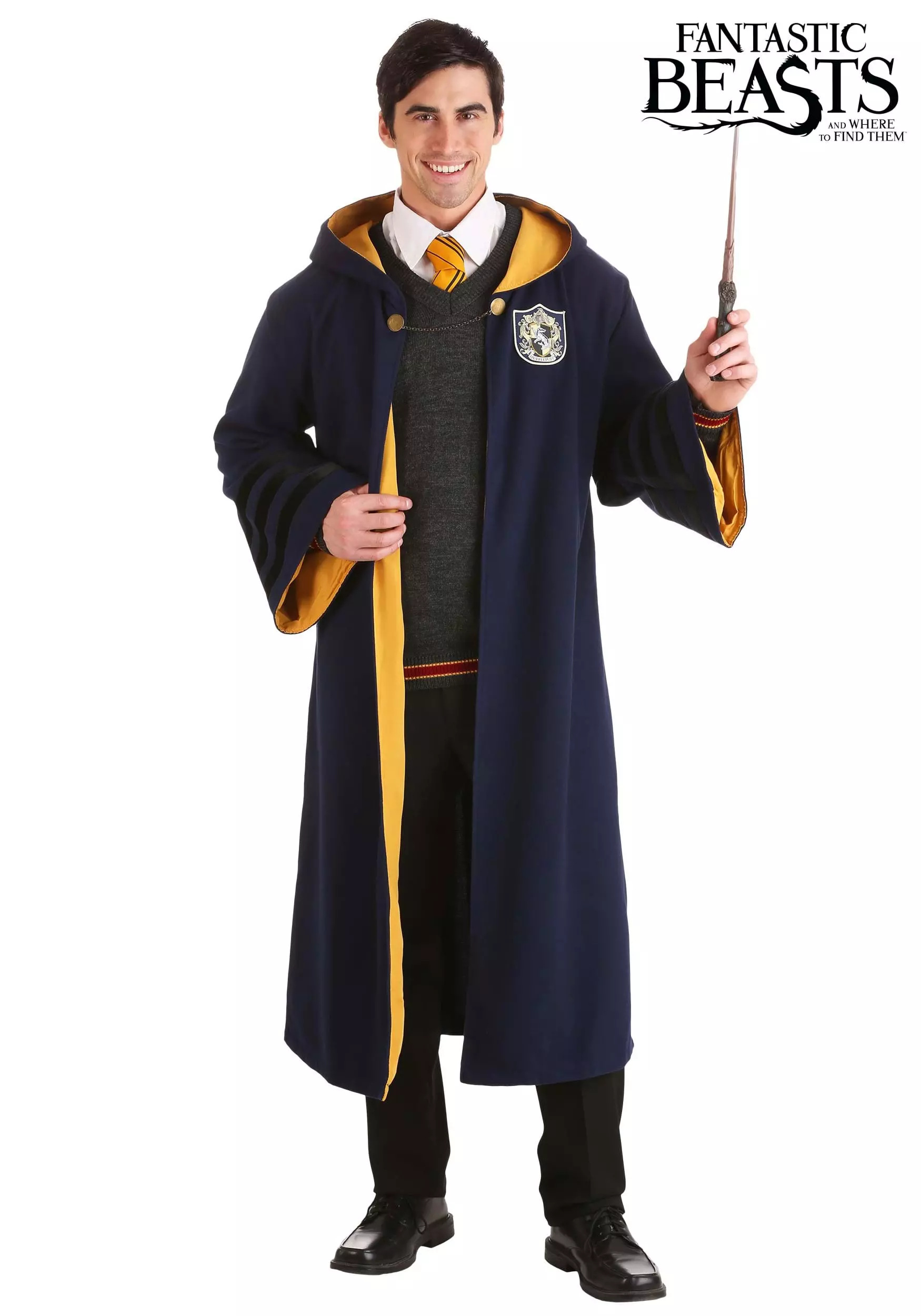 Elope Vintage Harry Potter Hogwarts Hufflepuff Robe 3 Elope Vintage Harry Potter Hogwarts Hufflepuff Robe