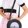 Fun Costumes Vinyl Record Handbag 2 Fun Costumes Vinyl Record Handbag -Costumes Sales vinyl record purse