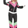 Fun World Women's 80's Track Suit Costume -Costumes Sales womens 80s track suit costume