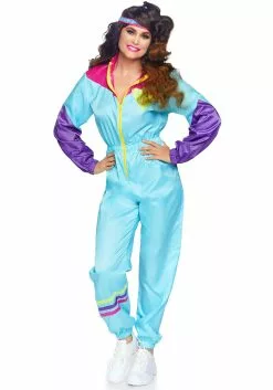 LEG AVENUE Womens Awesome 80s Ski Suit Costume