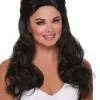Dreamgirl Women's Black Bouffant Wig Accessory -Costumes Sales womens black bouffant