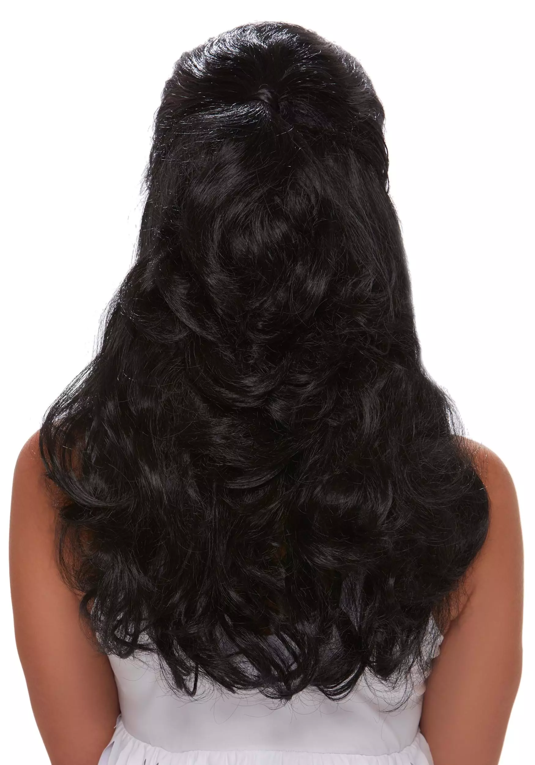 Dreamgirl Women's Black Bouffant Wig Accessory 4 Dreamgirl Women's Black Bouffant Wig Accessory - Image 2