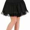 Fun Costumes Black Lace Petticoat W/ Tulle 1 Fun Costumes Black Lace Petticoat W/ Tulle -Costumes Sales womens black lace petticoat