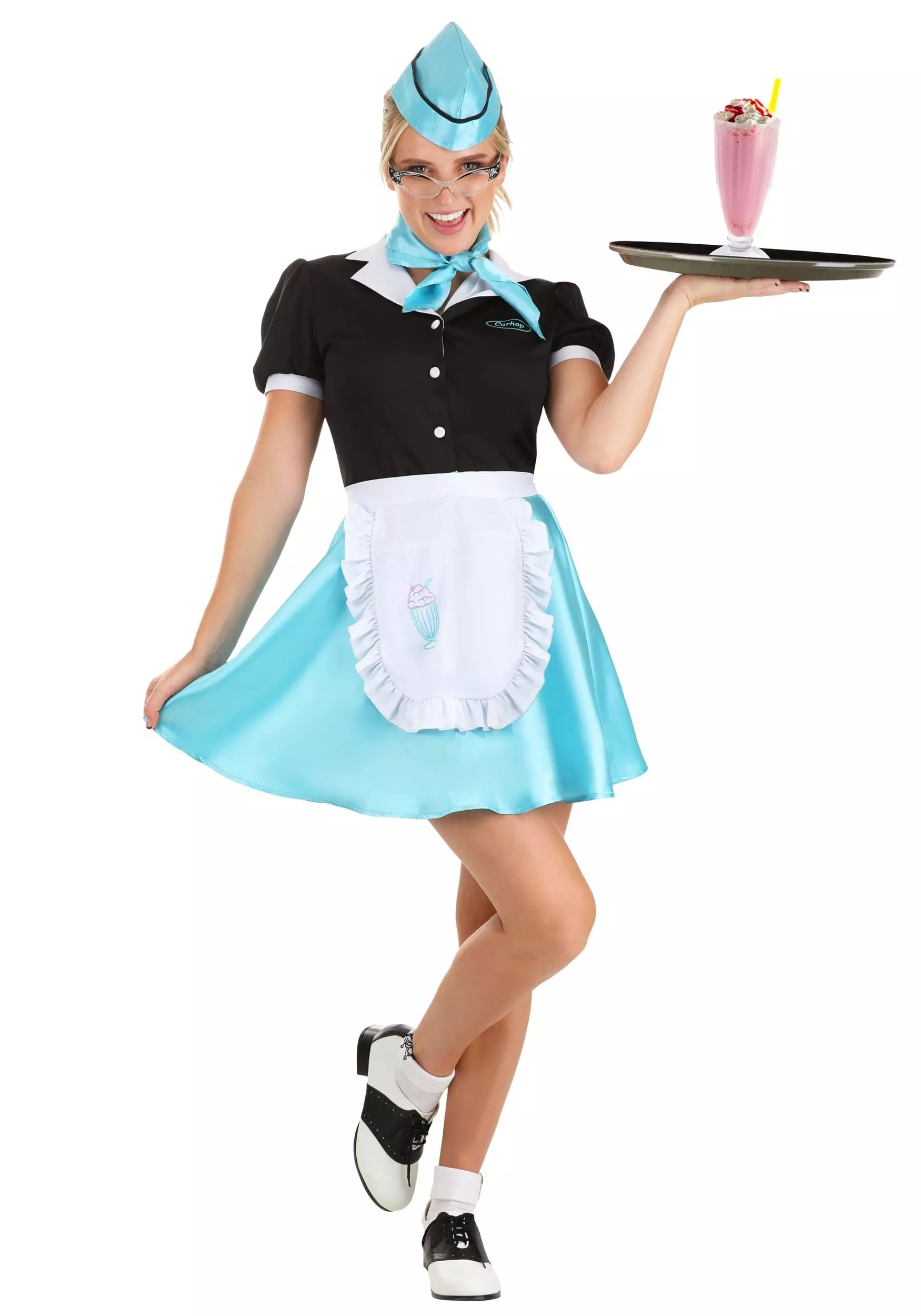 Fun Costumes Car Hop Waitress Costume For Women 3 Fun Costumes Car Hop Waitress Costume For Women