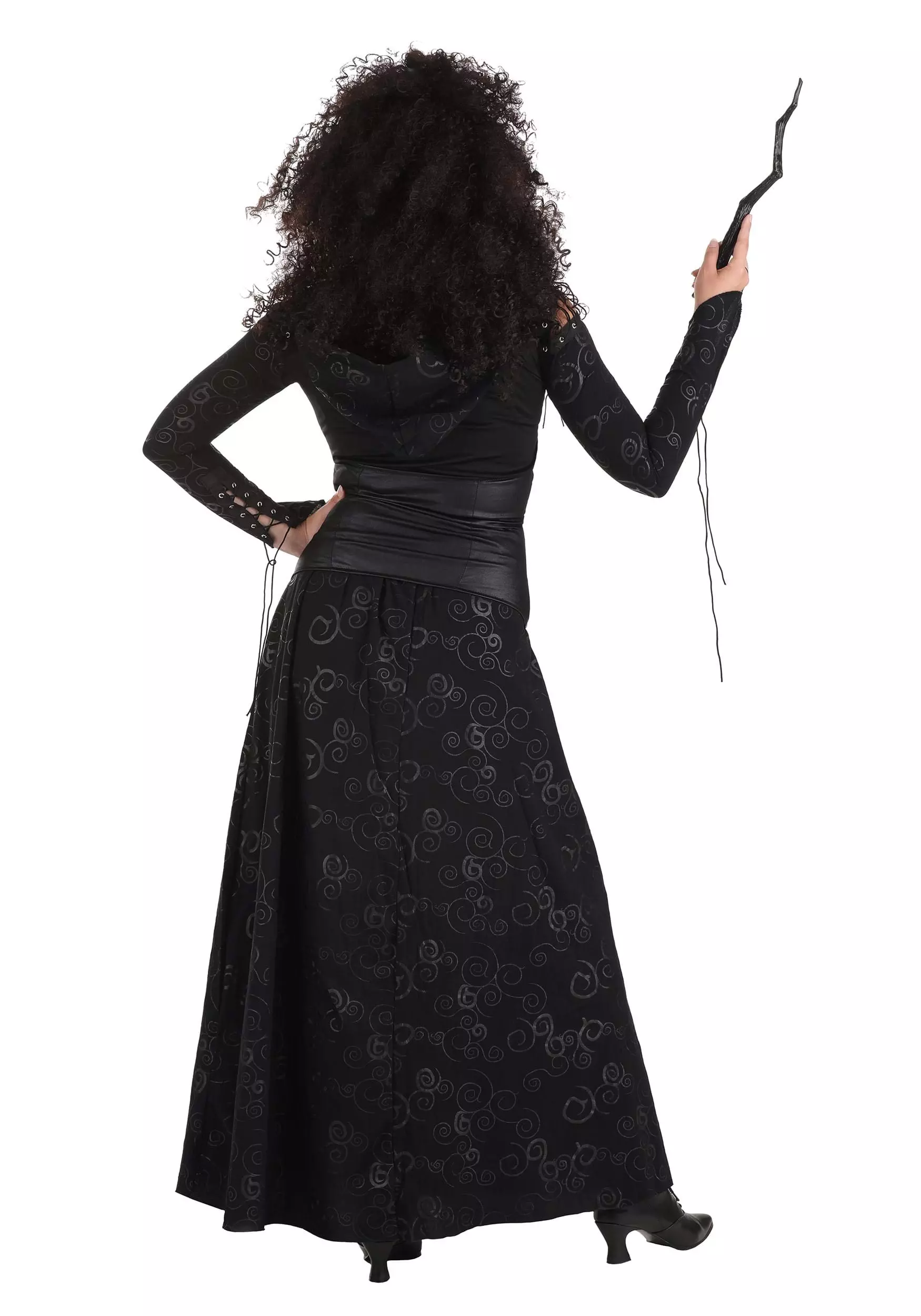 Jerry Leigh Harry Potter Women's Deluxe Bellatrix Costume 4 Jerry Leigh Harry Potter Women's Deluxe Bellatrix Costume - Image 2