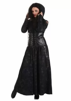 Jerry Leigh Harry Potter Women's Deluxe Bellatrix Costume 11 Jerry Leigh Harry Potter Women's Deluxe Bellatrix Costume -Costumes Sales womens deluxe harry potter bellatrix costume alt 2