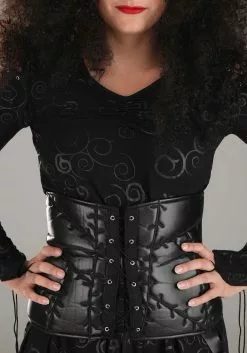 Jerry Leigh Harry Potter Women's Deluxe Bellatrix Costume 12 Jerry Leigh Harry Potter Women's Deluxe Bellatrix Costume -Costumes Sales womens deluxe harry potter bellatrix costume alt 3