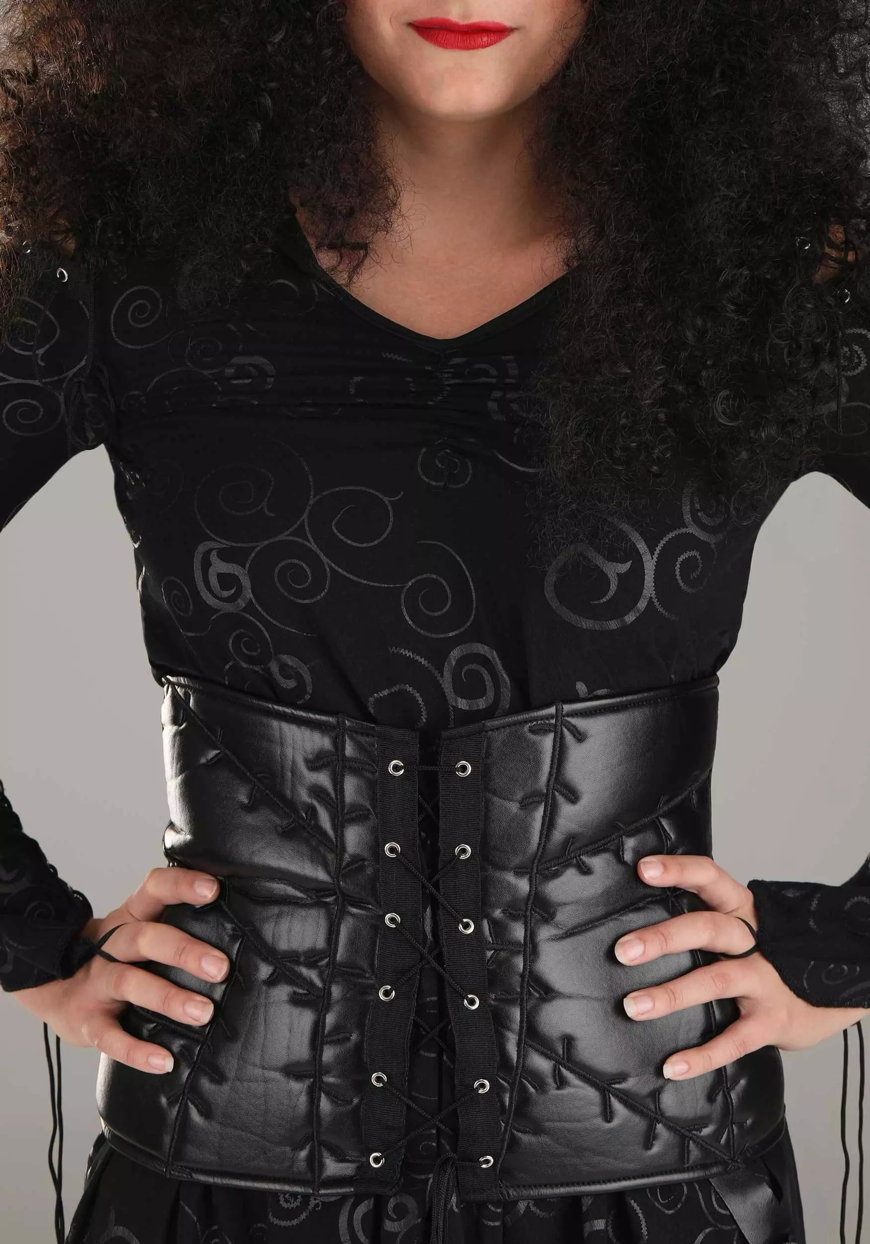 Jerry Leigh Harry Potter Women's Deluxe Bellatrix Costume 6 Jerry Leigh Harry Potter Women's Deluxe Bellatrix Costume - Image 4