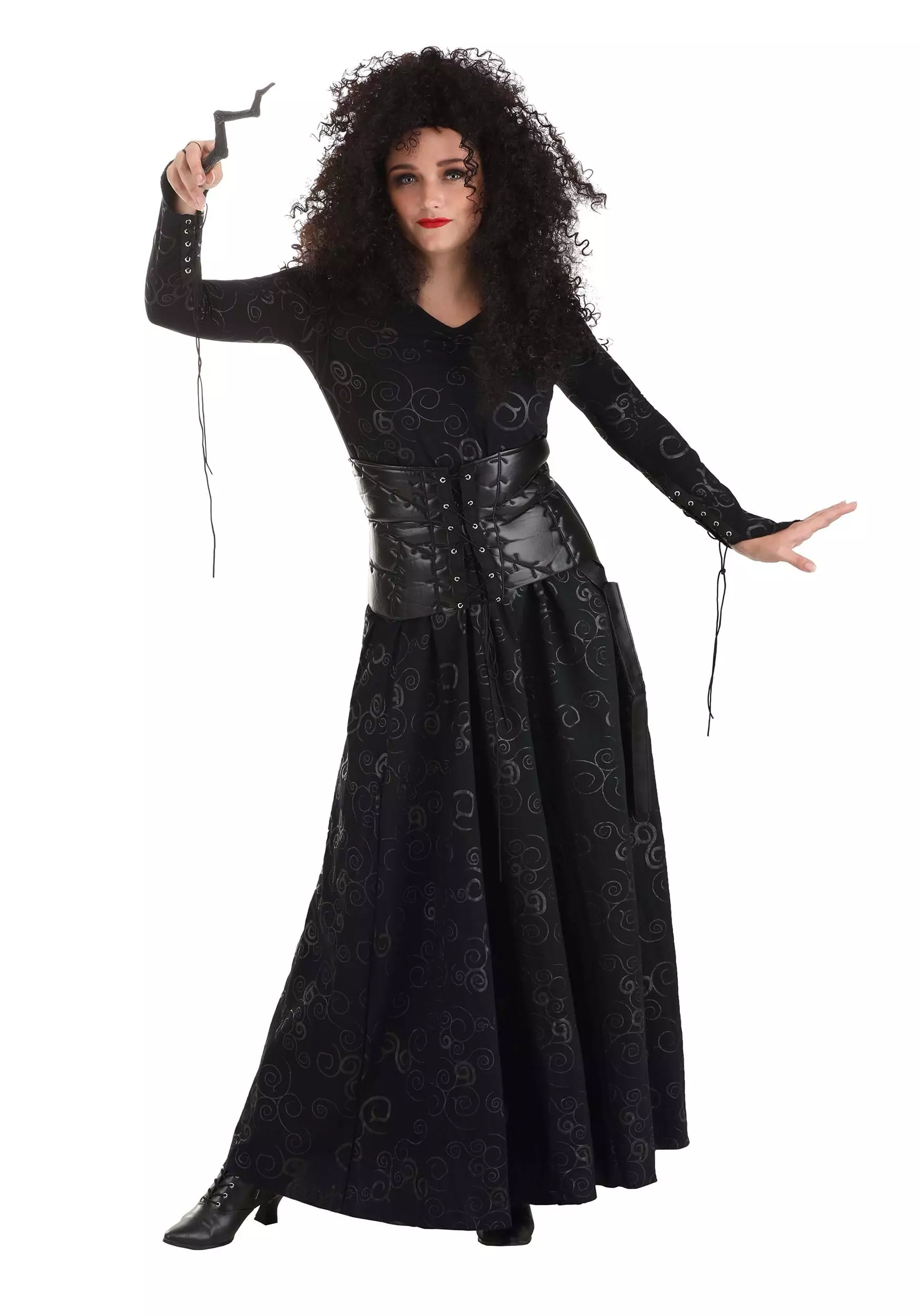Jerry Leigh Harry Potter Women's Deluxe Bellatrix Costume 3 Jerry Leigh Harry Potter Women's Deluxe Bellatrix Costume