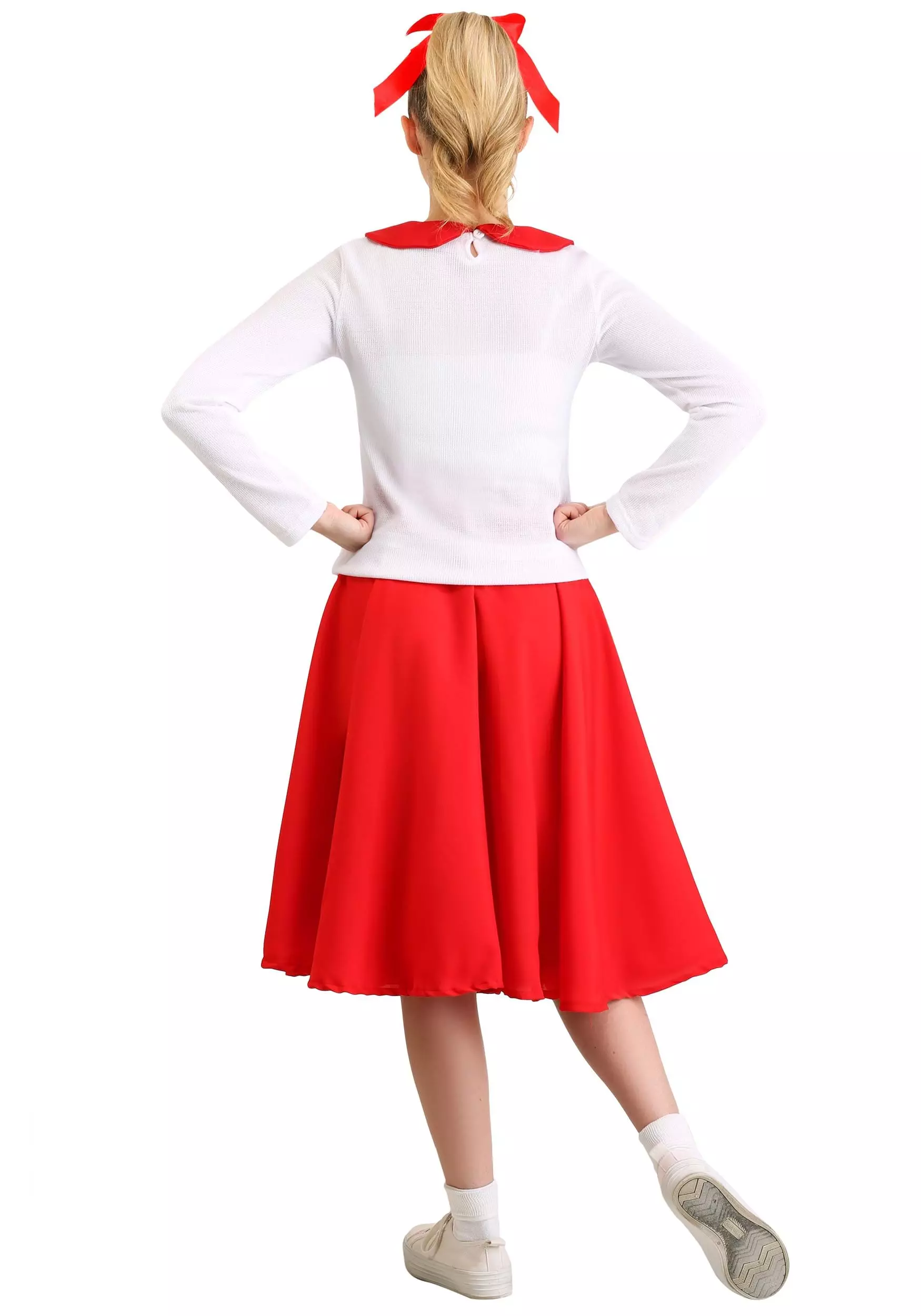 Hing Ting Women's Grease Rydell High Cheerleader Costume 6 Hing Ting Women's Grease Rydell High Cheerleader Costume - Image 4