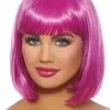 Dreamgirl Magenta Bob Wig -Costumes Sales womens magenta bob wig