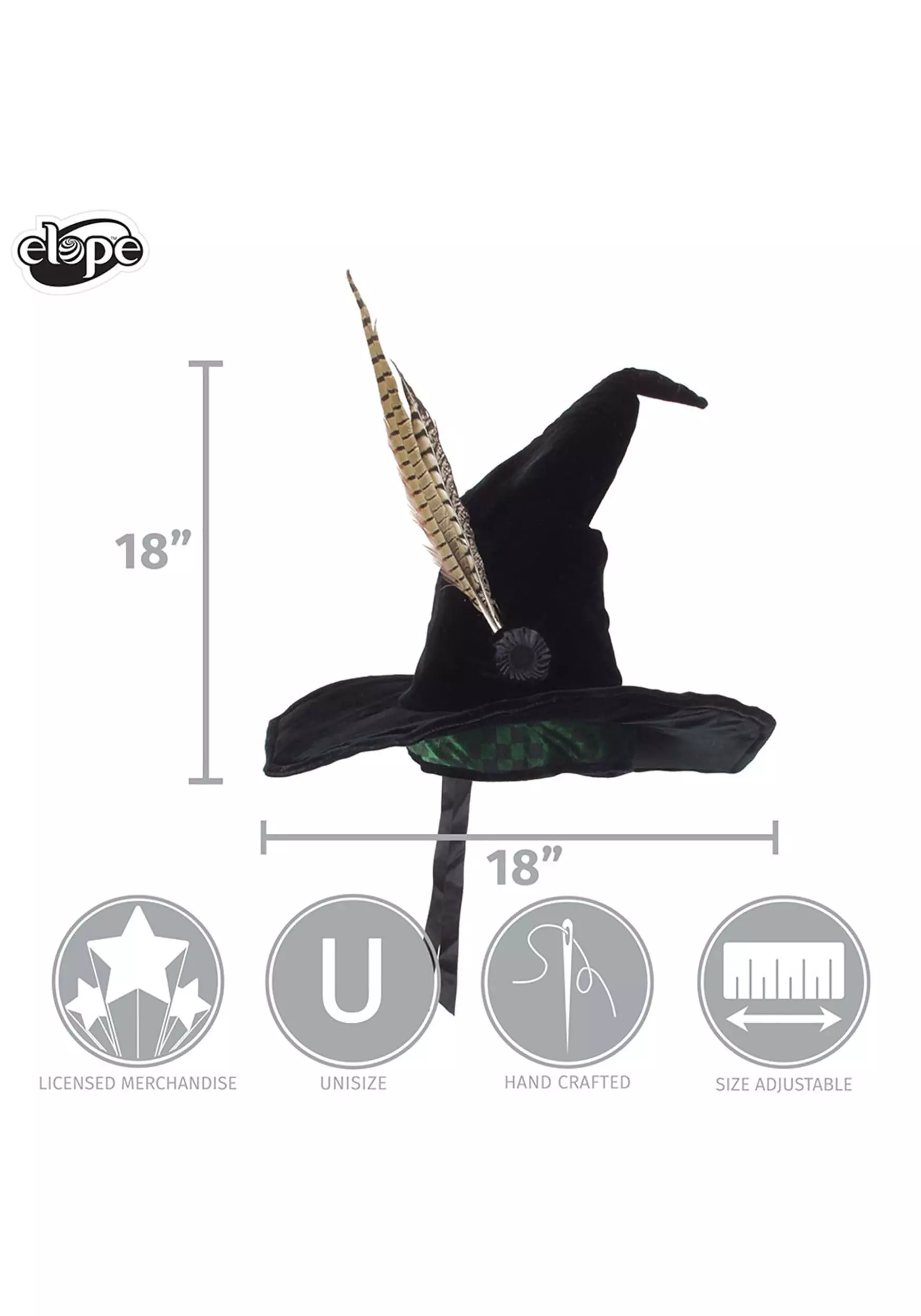 Elope Harry Potter Women's Professor McGonagall Costume Hat 11 Elope Harry Potter Women's Professor McGonagall Costume Hat - Image 9