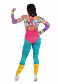 Fun Costumes Women's Work It Out 80's Costume -Costumes Sales womens work it out 80s costume alt 5 1